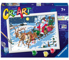 RAVENSBURGER CREART PAINT BY NUMBER - THE NIGHT BEFORE CHRISTMAS