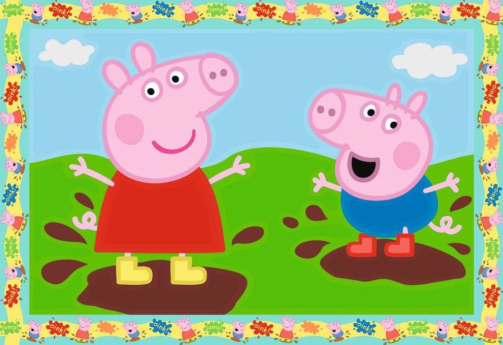 PAINT BY NUMBERS CREART RAVENSBURGER - PEPPA PIG - 13" X 9" SMALL