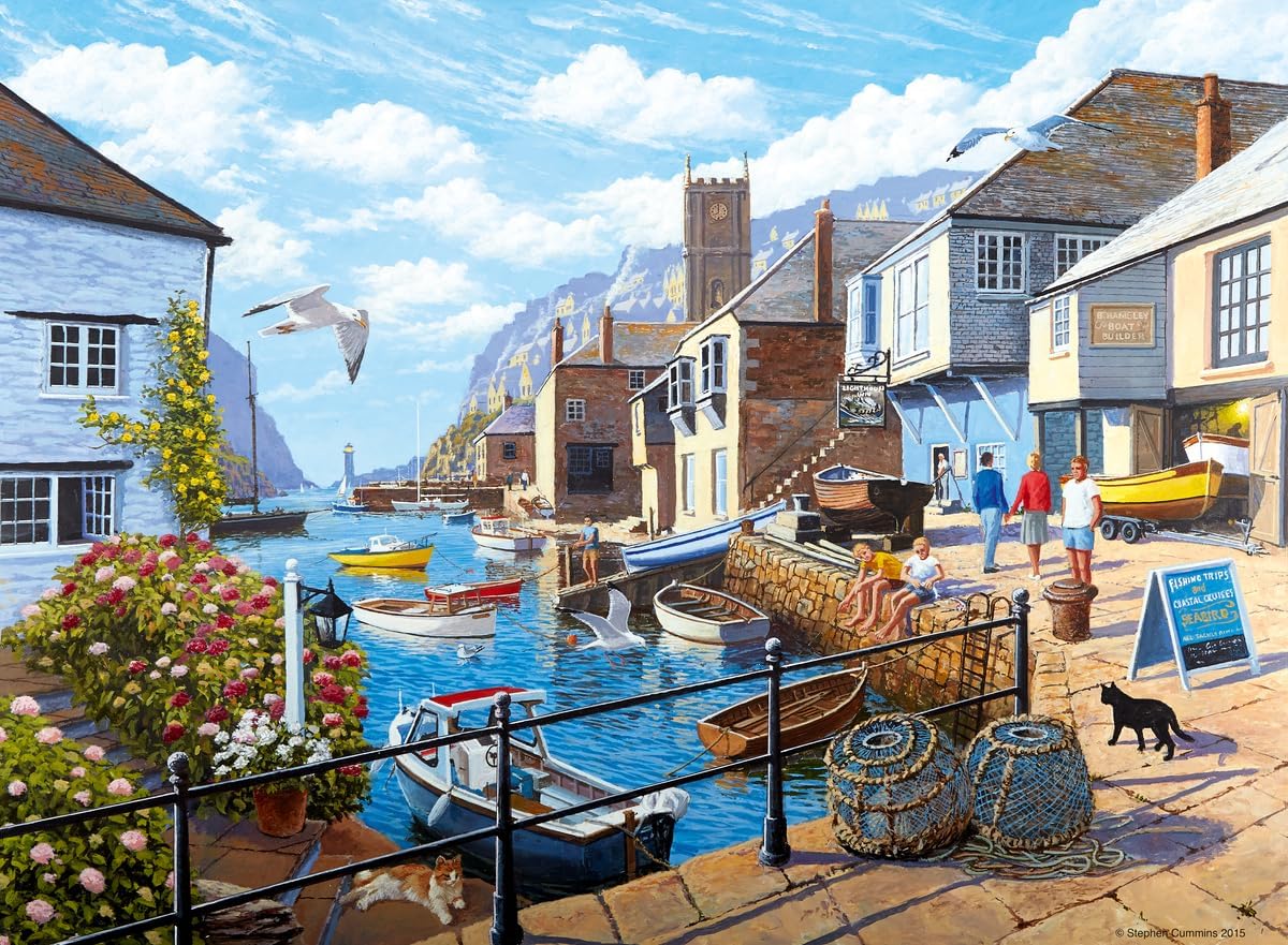 RAVENSBURGER 500 PIECES - PEACEFUL HARBOR #12000503