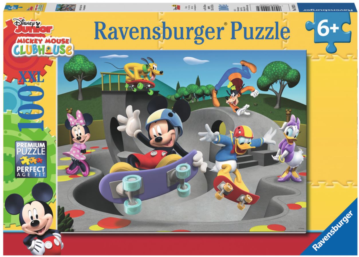 RAVENSBURGER JIGSAW PUZZLE 100 LARGE PIECES - READY, SET, PUZZLE #10923 (MICKEY MOUSE)