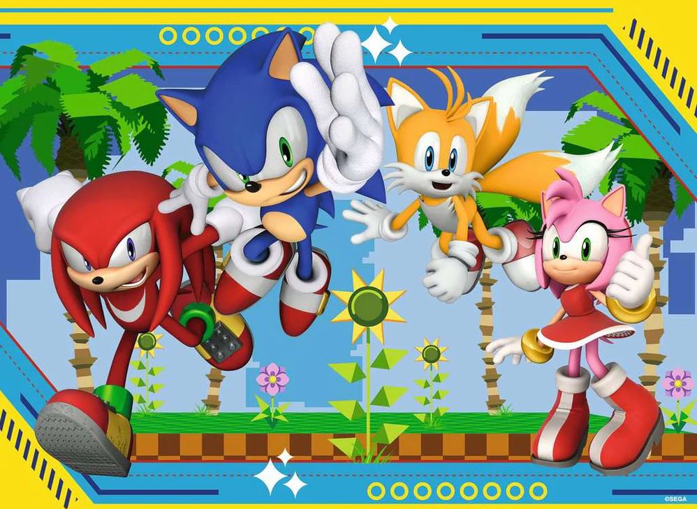 RAVENSBURGER CASSE-TÊTE 100 PIÈCES XXL - SONIC LE HÉRISSON #12001134