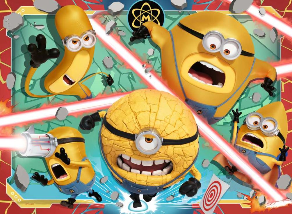 RAVENSBURGER JIGSAW PUZZLE 100 PIECES XXL - DESPICABLE WEATHER AHEAD - DESPICABLE ME 4 #12001062