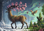 RAVENSBURGER CASSE-TÊTE 1000 PIÈCES - CERF DU PRINTEMPS #17385