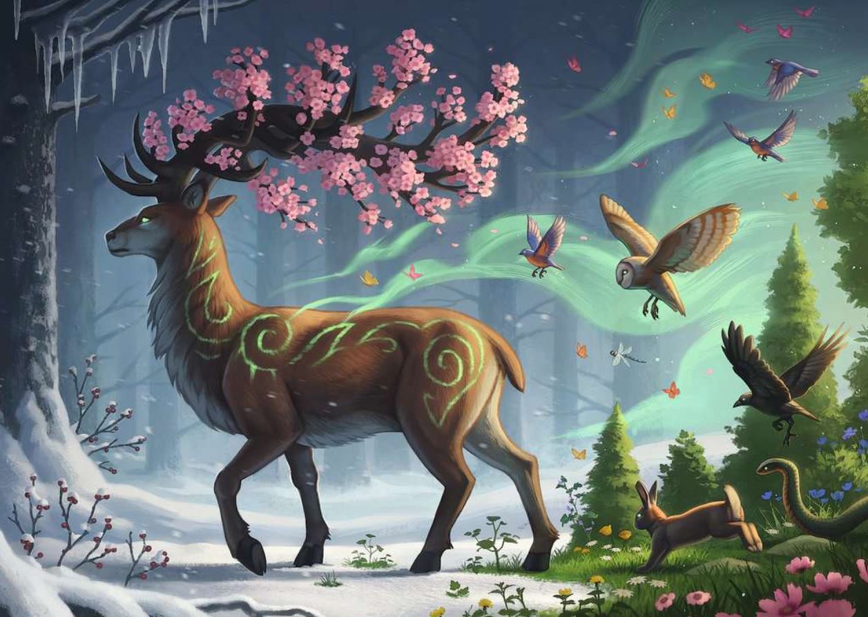 RAVENSBURGER CASSE-TÊTE 1000 PIÈCES - CERF DU PRINTEMPS #17385