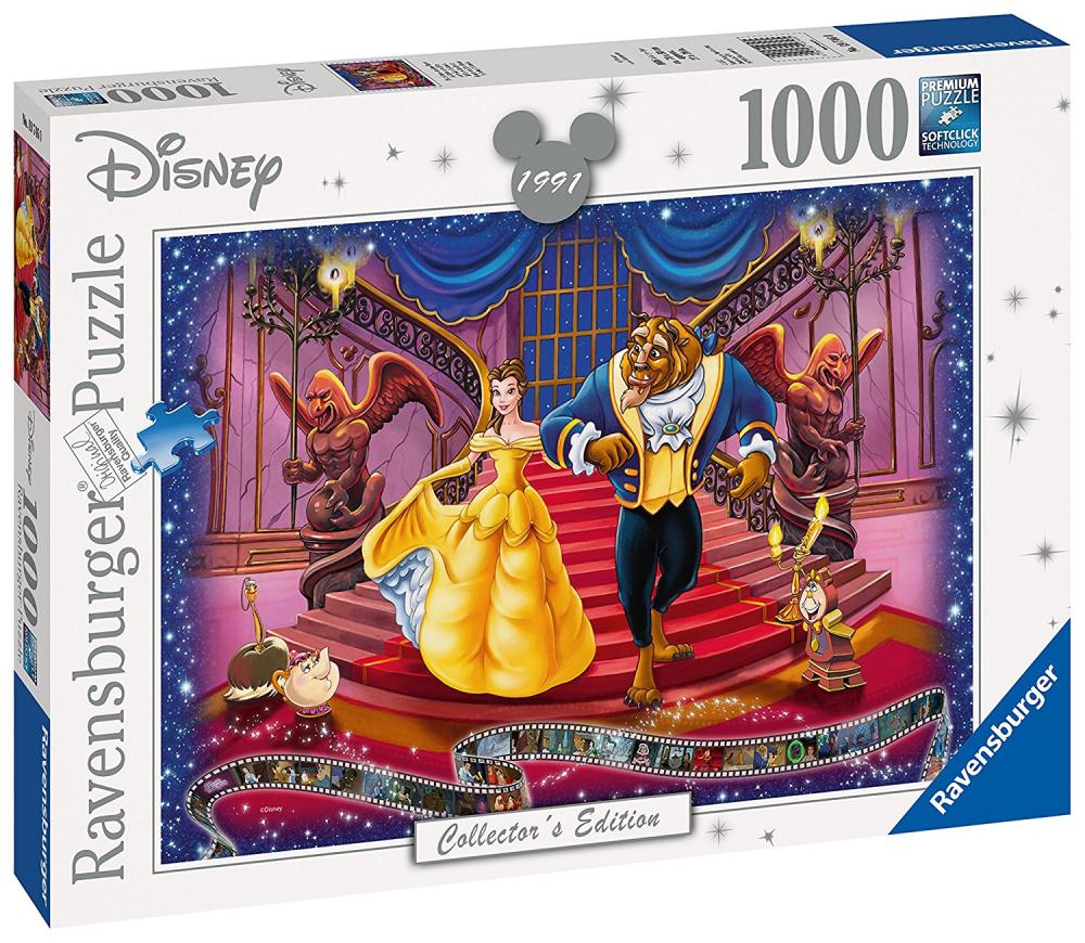 RAVENSBURGER JIGSAW PUZZLE 1000 PIECES - DISNEY BEAUTY AND THE BEAST COLLECTION #12000320