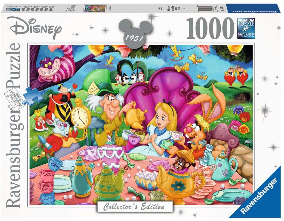 RAVENSBURGER JIGSAW PUZZLE 1000 PIECES - DISNEY ALICE IN WONDERLAND - COLLECTOR'S EDITION #12000109