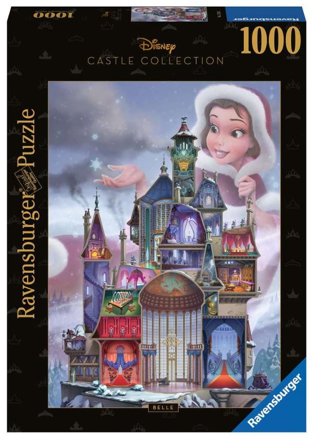 RAVENSBURGER CASSE-TÊTE 1000 PIÈCES - DISNEY CASTLES - BELLE #17334