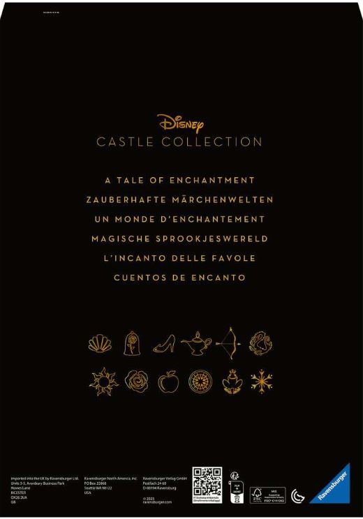 RAVENSBURGER CASSE-TÊTE 1000 PIÈCES - DISNEY CASTLES - BELLE #17334