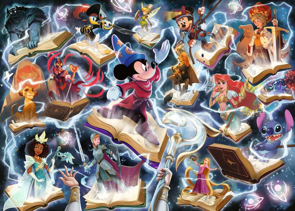 RAVENSBURGER JIGSAW PUZZLE 1000 PIECES - DISNEY LORCANA - THE FIRST CHAPTER: STEEL #12001626