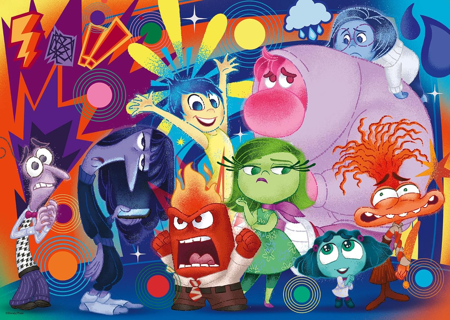 RAVENSBURGER JIGSAW PUZZLE 1000 PIECES - DISNEY INSIDE OUT 2 #12001537