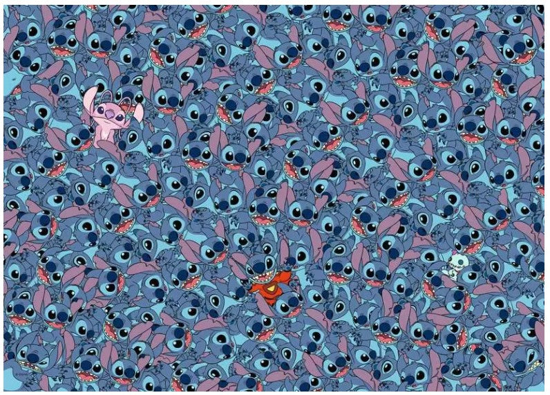 RAVENSBURGER JIGSAW PUZZLE 1000 PIECES - DISNEY STITCH CHALLENGE #12001265