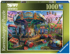 RAVENSBURGER CASSE-TÊTE 1000 PIÈCES - LIEUX ABANDONNÉS - FÊTE FORAINE LUGUBRE #12000487