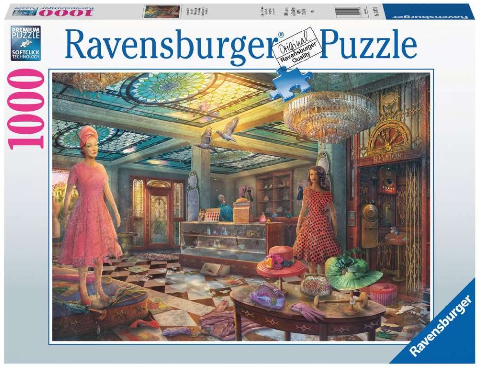 RAVENSBURGER CASSE-TÊTE 1000 PIÈCES -GRAND MAGASIN DÉSERTÉ #16972