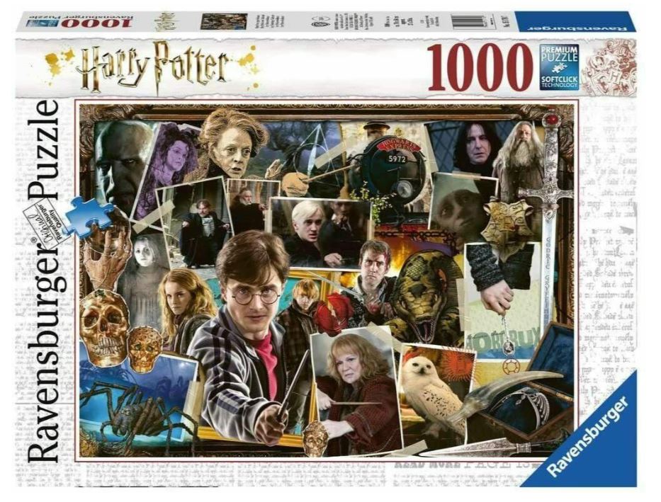 RAVENSBURGER JIGSAW PUZZLE 1000 PIECES - HARRY POTTER VS VOLDEMORT #12000462