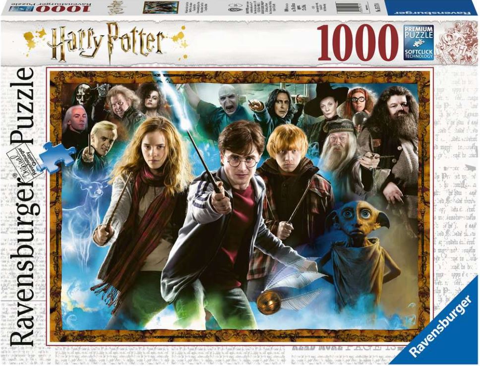 RAVENSBURGER JIGSAW PUZZLE 1000 PIECES - HARRY POTTER STUDENT WIZARD #12000463