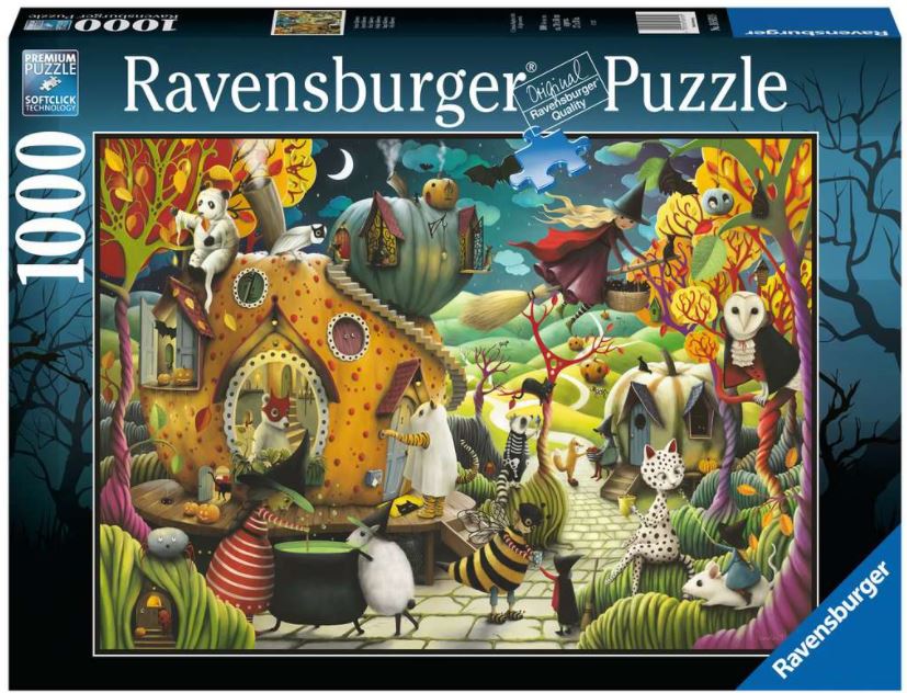 RAVENSBURGER JIGSAW PUZZLE 1000 PIECES - HAPPY HALLOWEEN #12000402