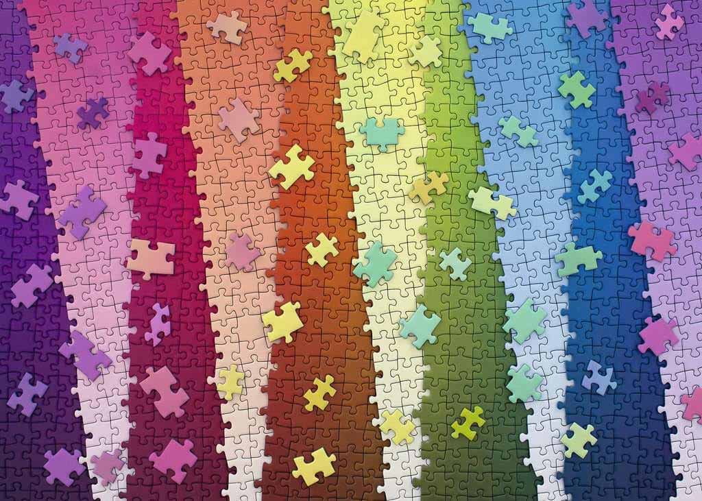 RAVENSBURGER JIGSAW PUZZLE 1000 PIECES - KAREN: COLORS ON COLORS #12001027