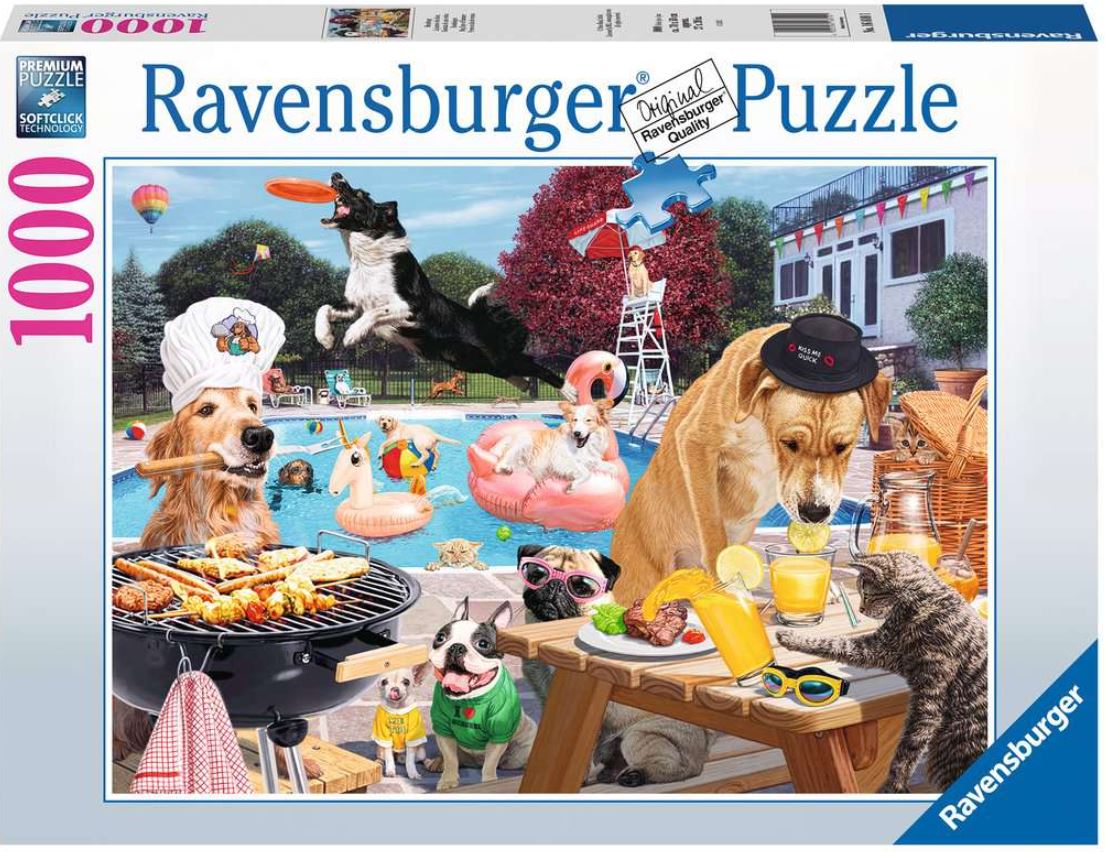 RAVENSBURGER JIGSAW PUZZLE 1000 PIECES - A DOG'S LIFE #12000546