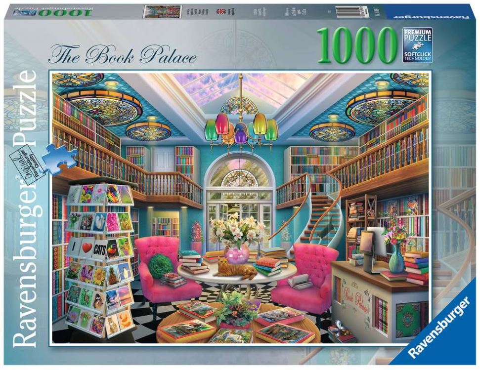 RAVENSBURGER JIGSAW PUZZLE 1000 PIECES - THE BOOK PALACE #12000167