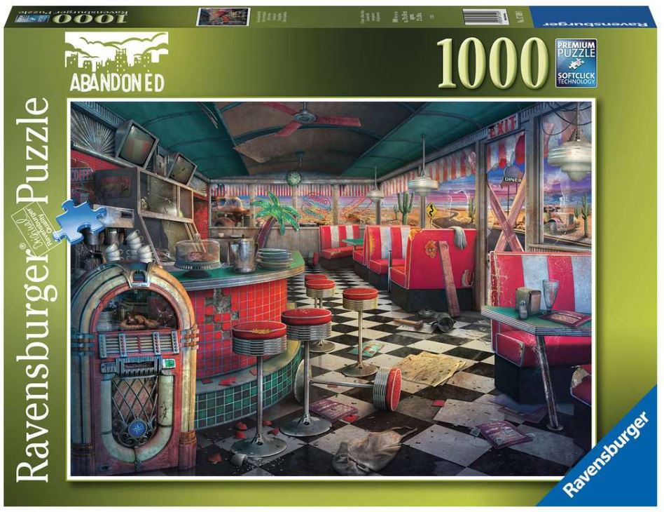 RAVENSBURGER CASSE-TÊTE 1000 PIÈCES - LIEUX ABANDONNÉS - DINER EN DÉCOMPOSITION #12000637