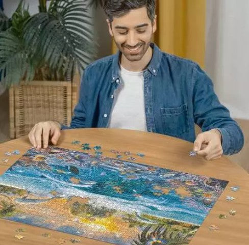 RAVENSBURGER JIGSAW PUZZLE 1000 PIECES - THE UNDERWATER ISLAND #12000887