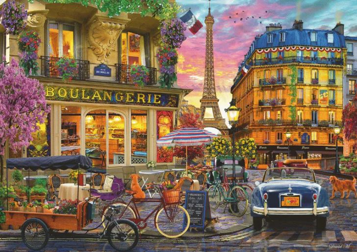 RAVENSBURGER JIGSAW PUZZLE 1000 PIECES - PARIS AT DAWN #12000885
