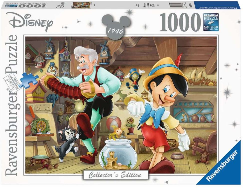 RAVENSBURGER CASSE-TÊTE 1000 PIÈCES - PINOCCHIO - ÉDITION COLLECTIONNEUR #16736