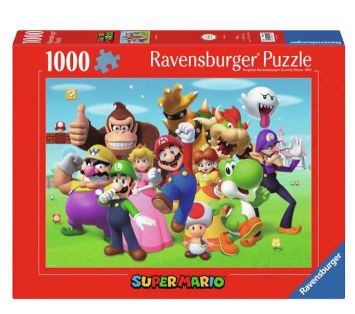RAVENSBURGER JIGSAW PUZZLE 1000 PIECES - SUPER MARIO BROS #12000455