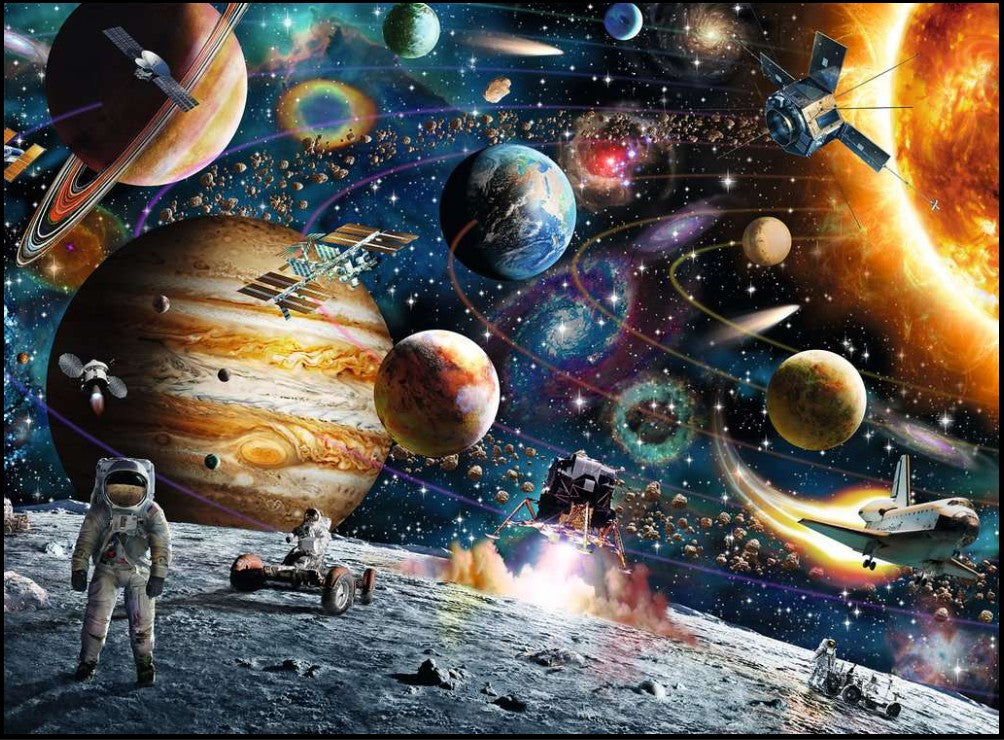 RAVENSBURGER JIGSAW PUZZLE 150 PIECES - OUTER SPACE #10016