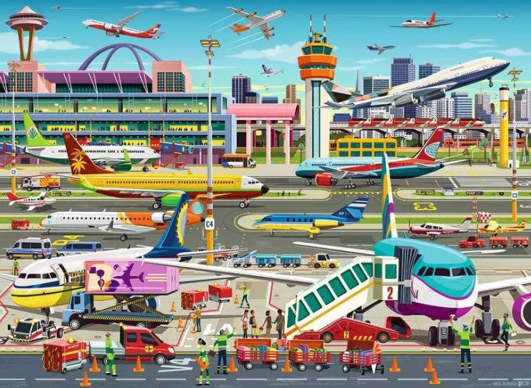 RAVENSBURGER CASSE-TÊTE 150 PIÈCES - À L'AÉROPORT #12004134
