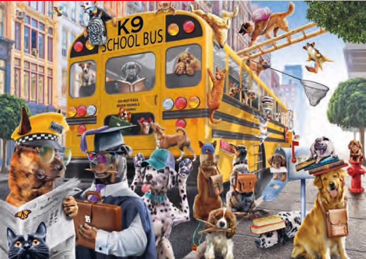 RAVENSBURGER CASSE-TÊTE 150 PIÈCES - L'ÉCOLE DES ANIMAUX