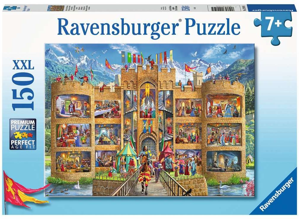 RAVENSBURGER CASSE-TÊTE 150 PIÈCES XXL - BIENVENUE CHÂTEAU DES CHEVALIERS #12919