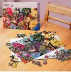 RAVENSBURGER JIGSAW PUZZLE 200 PIECES XL - HUMMINGBIRDS AND BUTTERFLIES #12001369