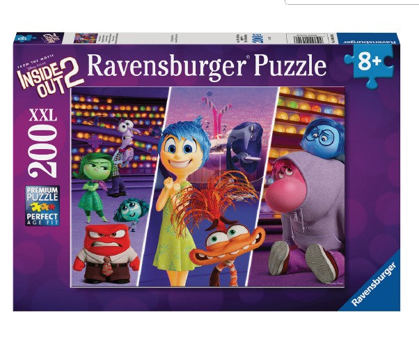 RAVENSBURGER JIGSAW PUZZLE 200 PIECES XXL - DISNEY PIXAR INSIDE OUT 2 - NEW EMOTIONS #12001610