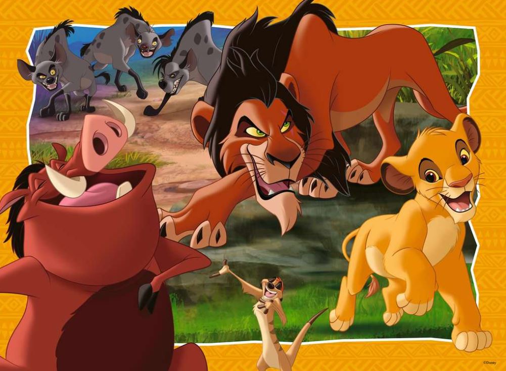 RAVENSBURGER JIGSAW PUZZLE 200 PIECES XXL - HAKUNA MATATA (THE LION KING) #12001177