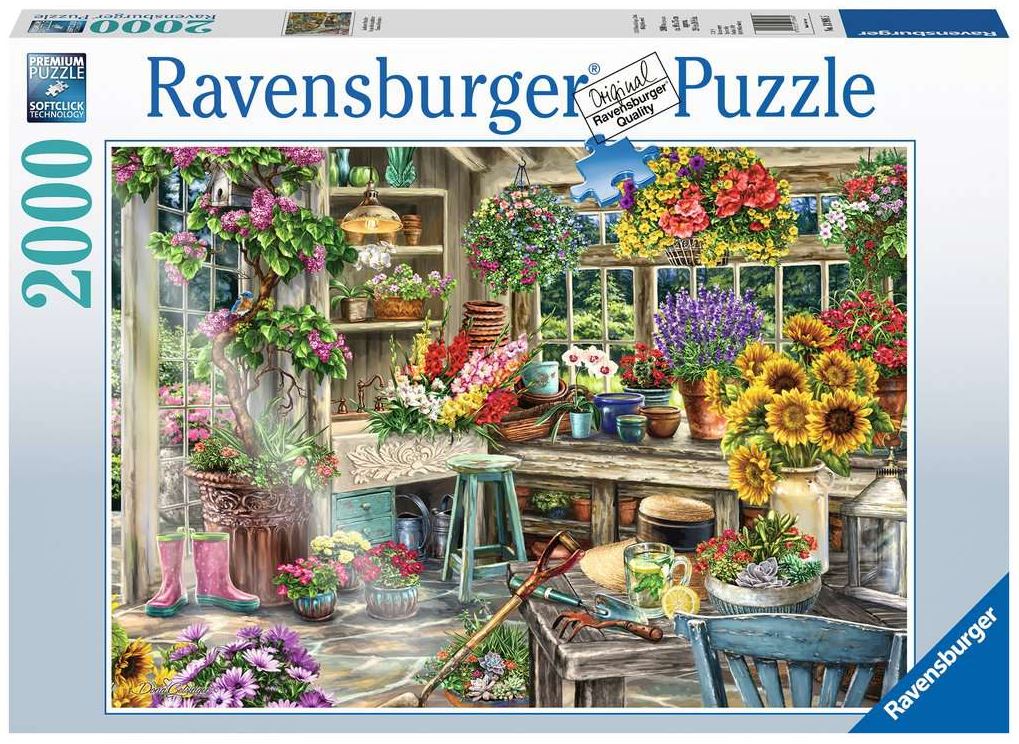 RAVENSBURGER JIGSAW PUZZLE 2000 PIECES - GARDENER'S PARADISE #13996