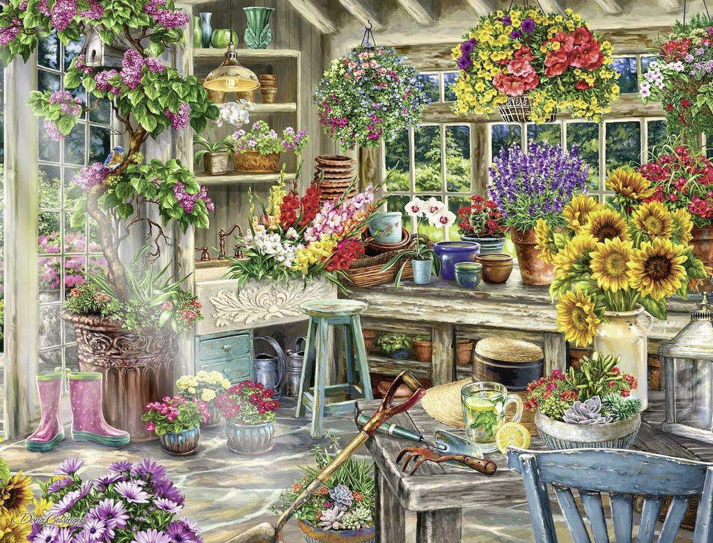 RAVENSBURGER JIGSAW PUZZLE 2000 PIECES - GARDENER'S PARADISE #13996