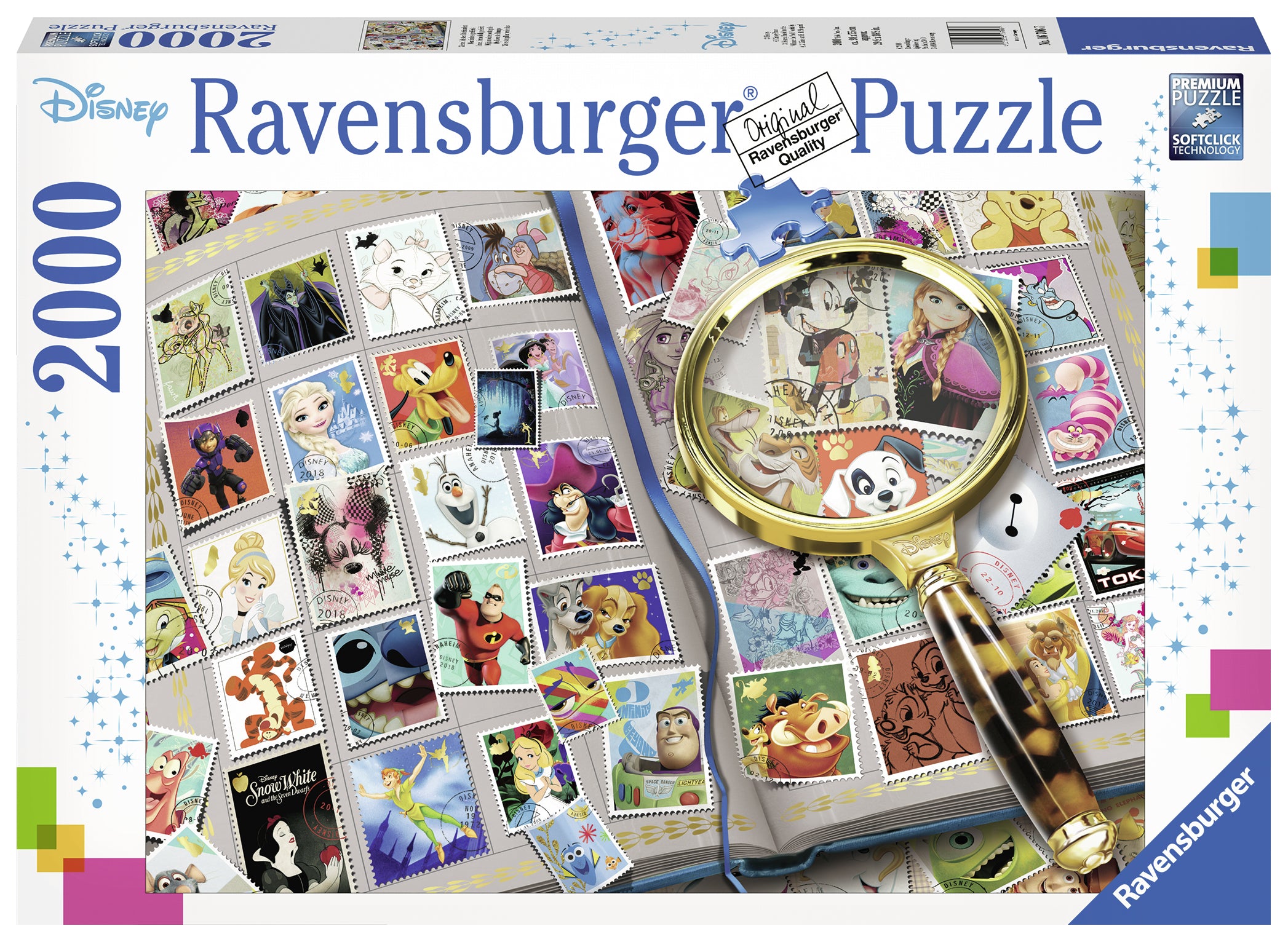 RAVENSBURGER CASSE-TÊTE 2000 PIÈCES - MES TIMBRES PRÉFÉRÉS DISNEY #16706