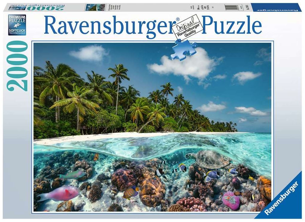 RAVENSBURGER CASSE-TÊTE 2000 PIÈCES - UNE PLONGÉE DANS LES MALDIVES #17441
