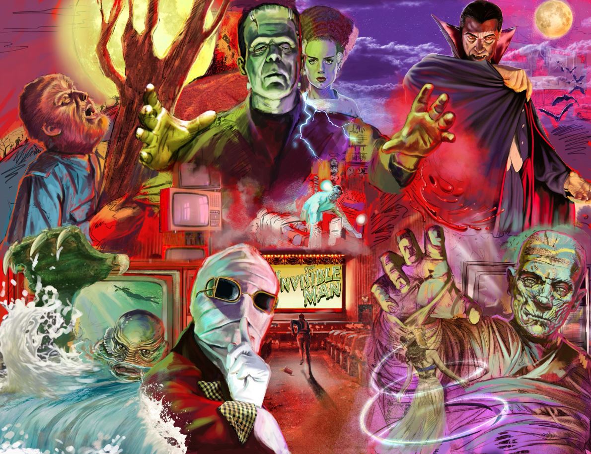 RAVENSBURGER JIGSAW PUZZLE 2000 PIECES - UNIVERSAL MONSTERS #12001341