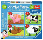 RAVENSBURGER CASSE-TÊTE 2,3,4,5 PIÈCES - MY FIRST PUZZLES - ON THE FARM #07302