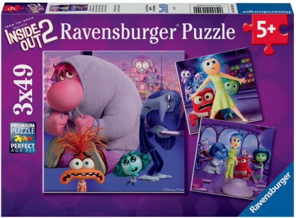 RAVENSBURGER JIGSAW PUZZLE 3 X 49 PIECES - DISNEY UPSIDE DOWN 2 #12001609