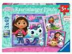RAVENSBURGER JIGSAW PUZZLE 3 X 49 PIECES - GABBY'S DOLLHOUSE #05659