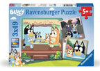 RAVENSBURGER PUZZLE 3 X 49 PIECES - BLUEY'S ADVENTURES #05685