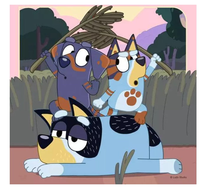 RAVENSBURGER PUZZLE 3 X 49 PIECES - BLUEY'S ADVENTURES #05685