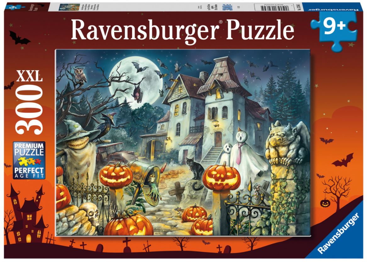 RAVENSBURGER CASSE-TÊTE 300 PIÈCES - LARGES PIÈCES - LE MANOIR D'HALLOWEEN #13264