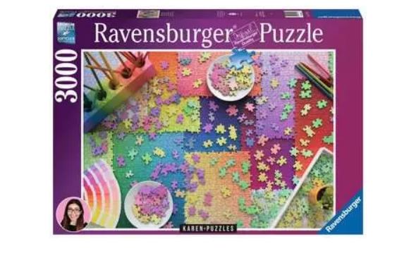 RAVENSBURGER CASSE-TÊTE 3000 PIÈCES - PUZZLES SUR PUZZLES #17471