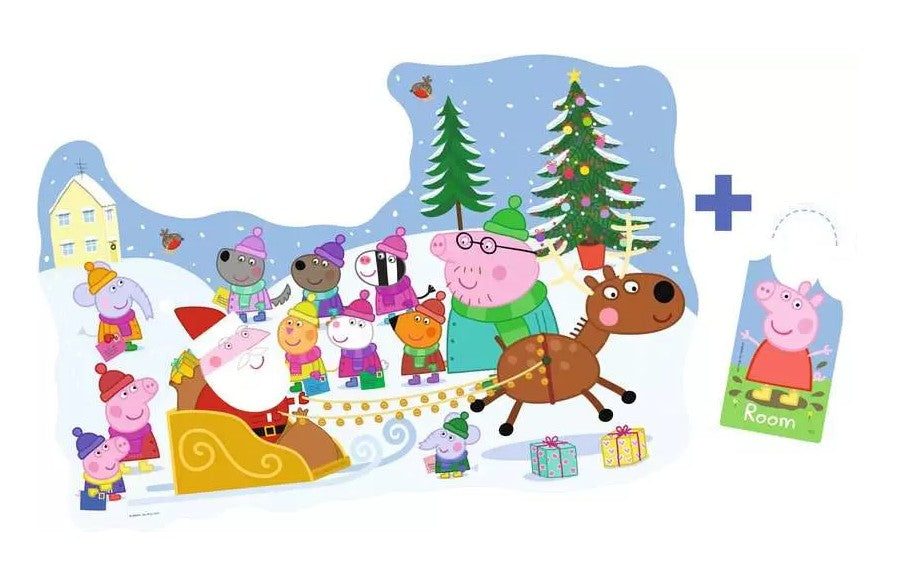 RAVENSBURGER 32 PIECE FLOOR PUZZLE - PEPPA PIG CHRISTMAS #05534