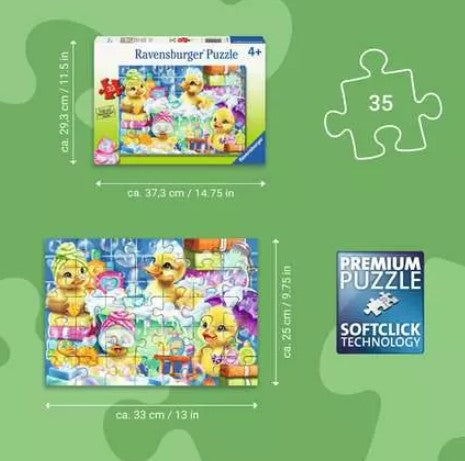 RAVENSBURGER CASSE-TÊTE 35 PIÈCES - PETITS CANARDS DE BAIN #12004299