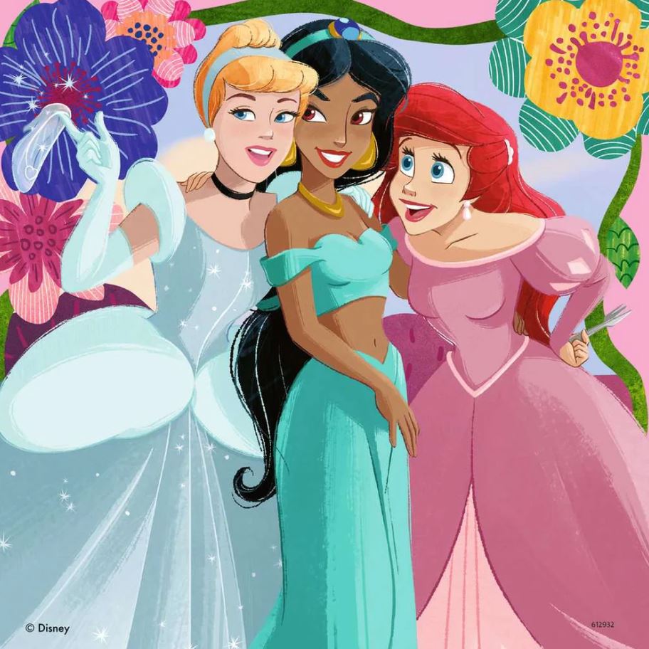RAVENSBURGER CASSE-TÊTE 3X49 PIÈCES - PRINCESSES DISNEY #12001068
